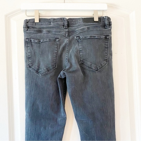 ALLSAINTS Black Pipe Slim Fit Jeans Low Rise - Picture 7 of 9